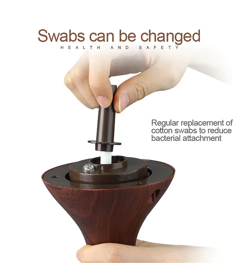 Humidificador Aromaterapia de Madera